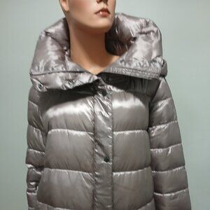 Calvin Klein Women XL TG Lightweight Premium Down Blend Jacket High Collar Hood